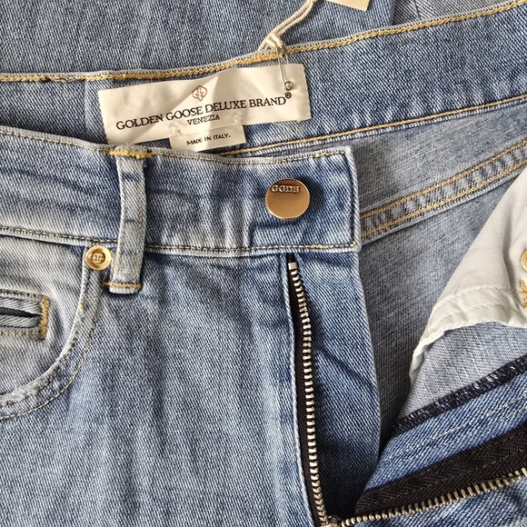 Golden Goose Leggy Cigarette Jeans Size 27 Blue - Picture 4 of 9